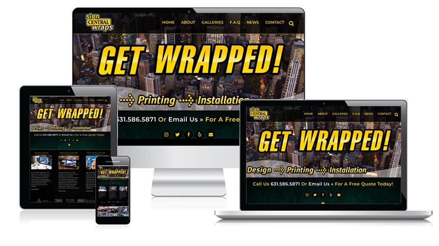 Sign Central Wraps Website